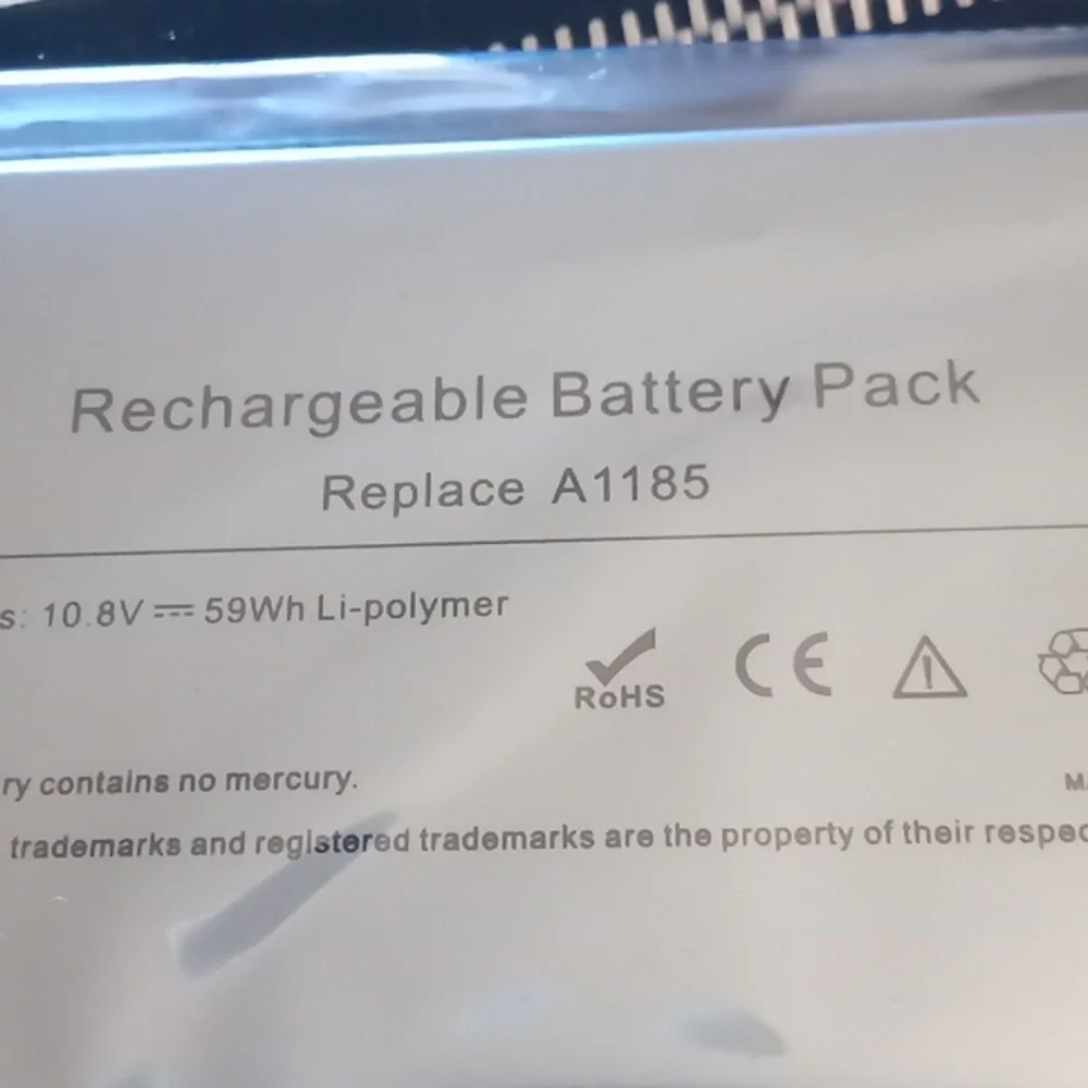 Laptop Rechargeable Battery Pack Model A1185 BNIP.